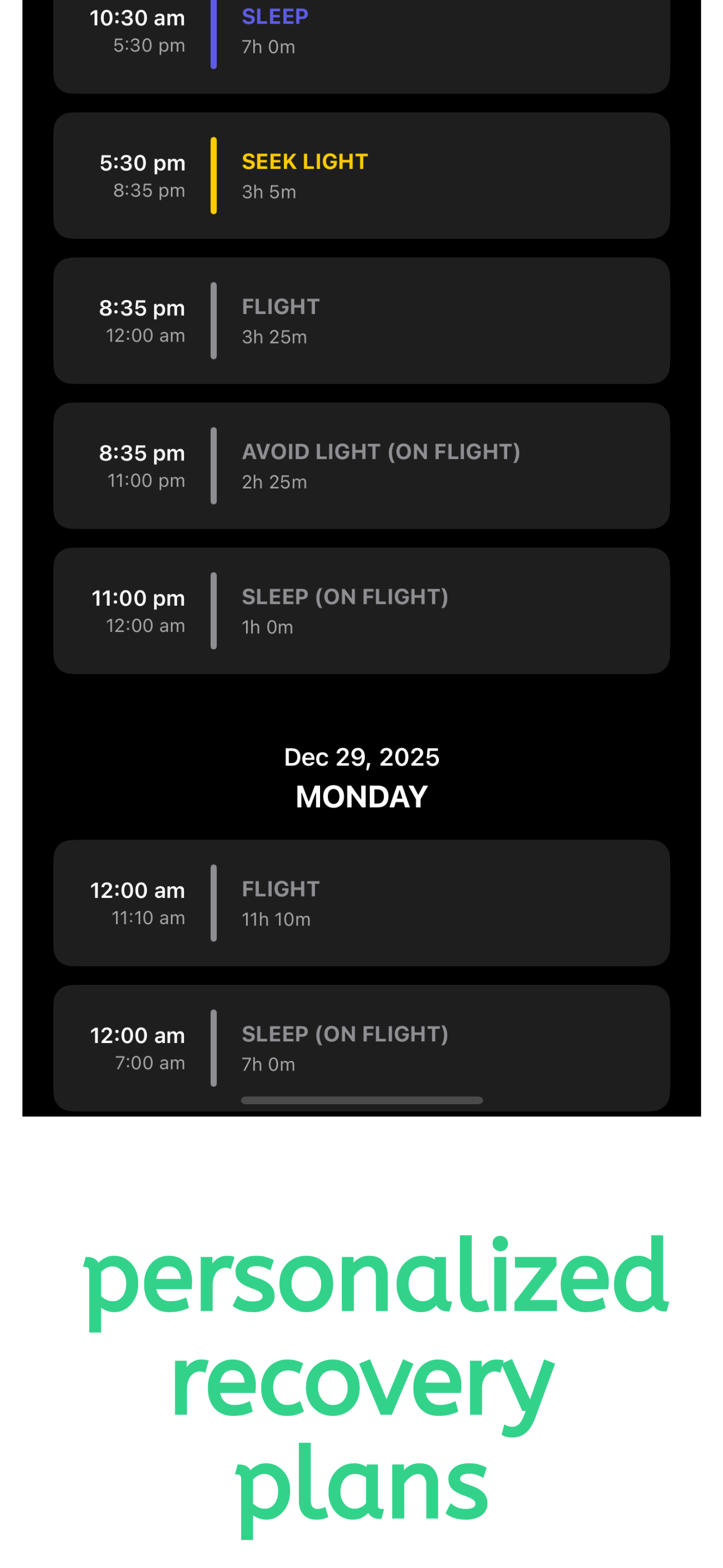 Jetlag AI screenshot 3