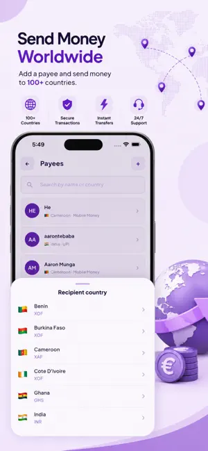 SwychrRemit: Send Money Abroad screenshot 4