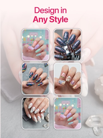 AI Nail Art Designer - NailTry iPad screenshot