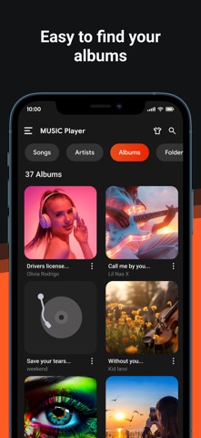 mp3 songs - Play Music iPhone screenshot