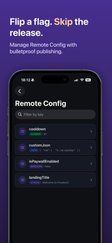 Firebase Console - Firedeck iPhone screenshot 5
