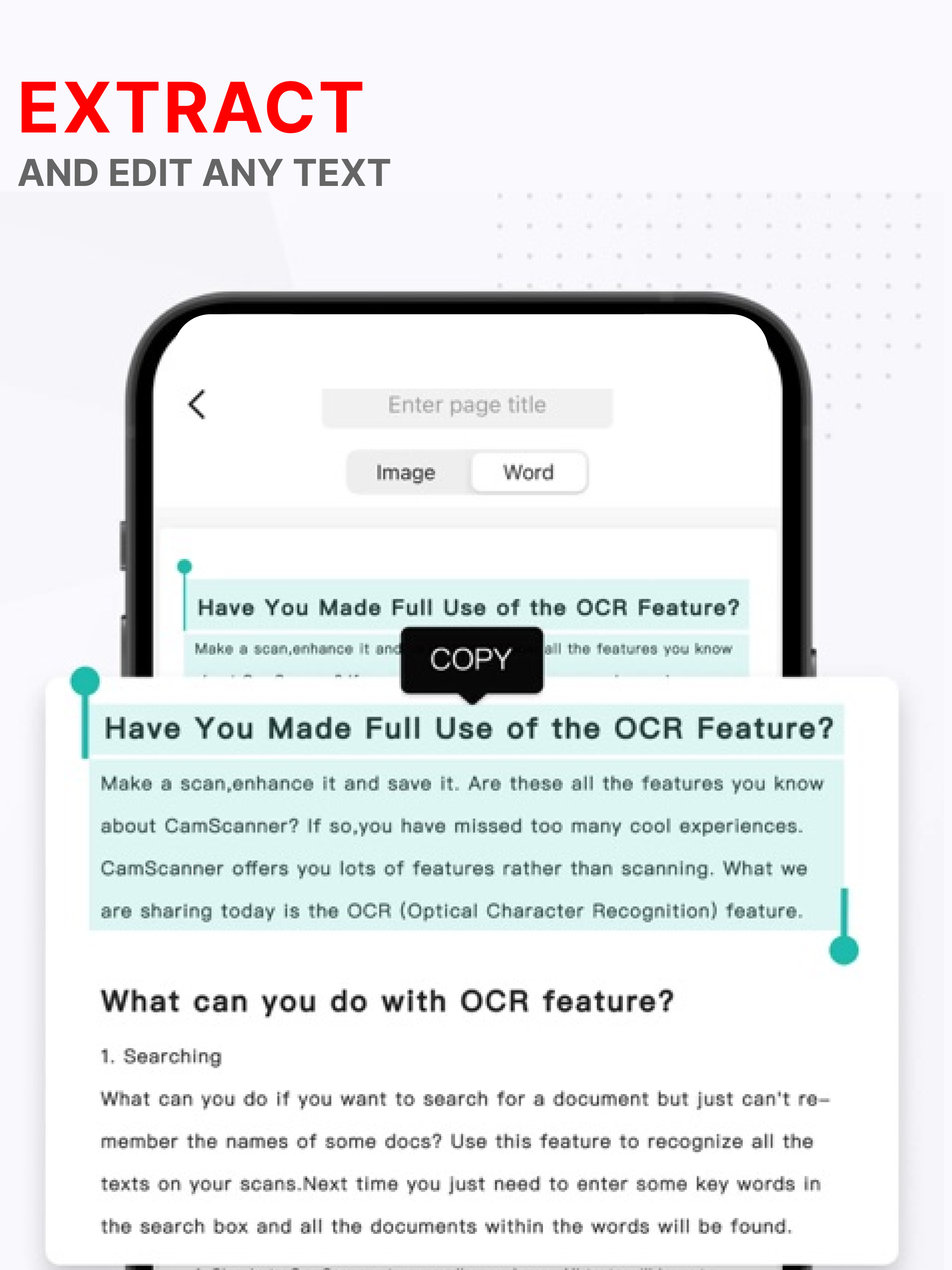 PDF Scanner: Doc Scan & OCR