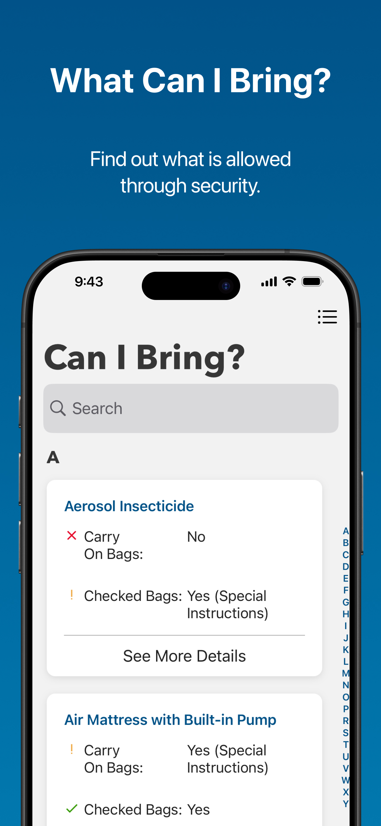 MyTSA screenshot 4