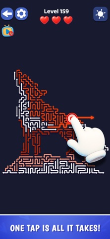 Arrow Out Puzzle - Maze Escape iPhone screenshot