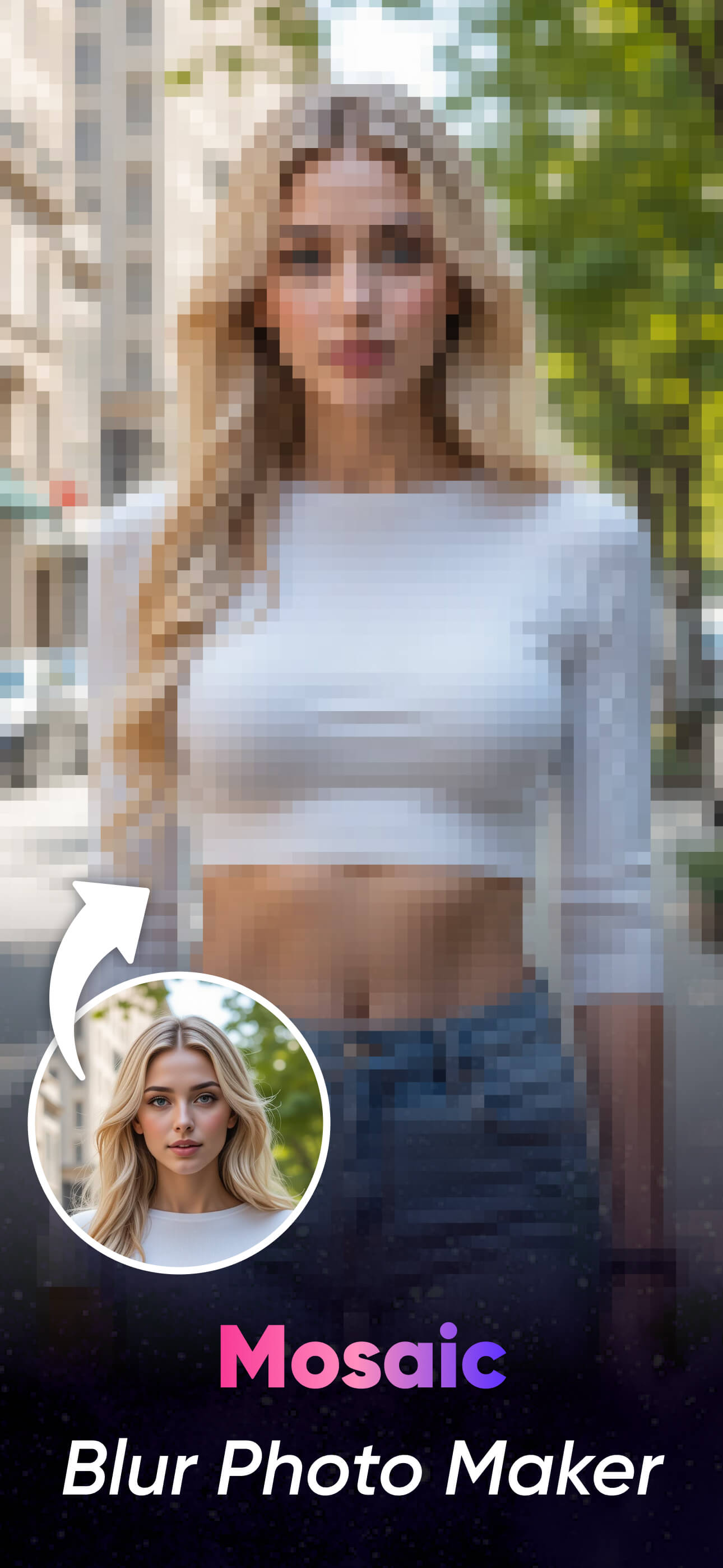 Mosaic Blur Photo Maker