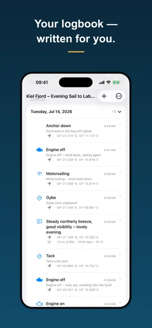 CoCaptain: Sailing Logbook screenshot 3