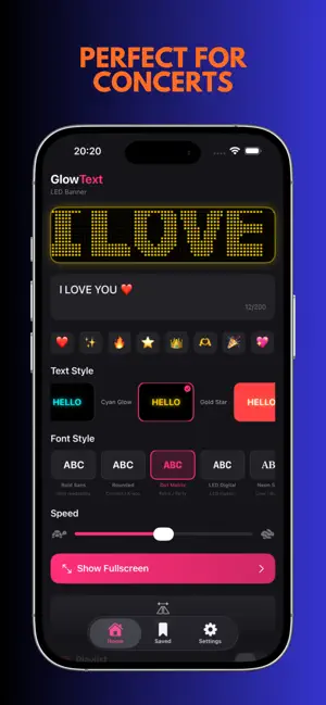 GlowText: LED Banner screenshot 1