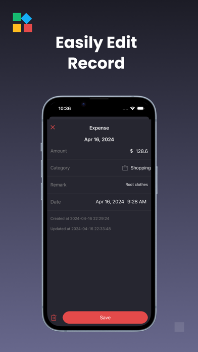 Remember - Expense Tracker Screenshot