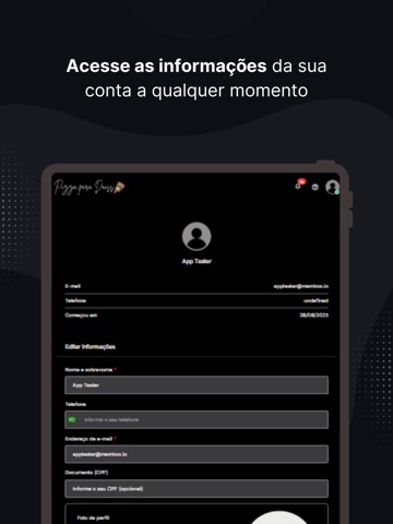 Pizza para Doiss iPad screenshot