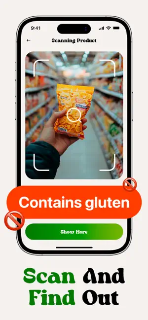 Gluten Scanner - AI Food screenshot 2