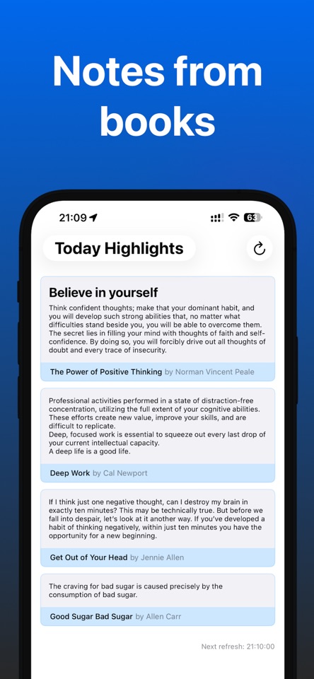 Notes from book - Noteillum screenshot 1