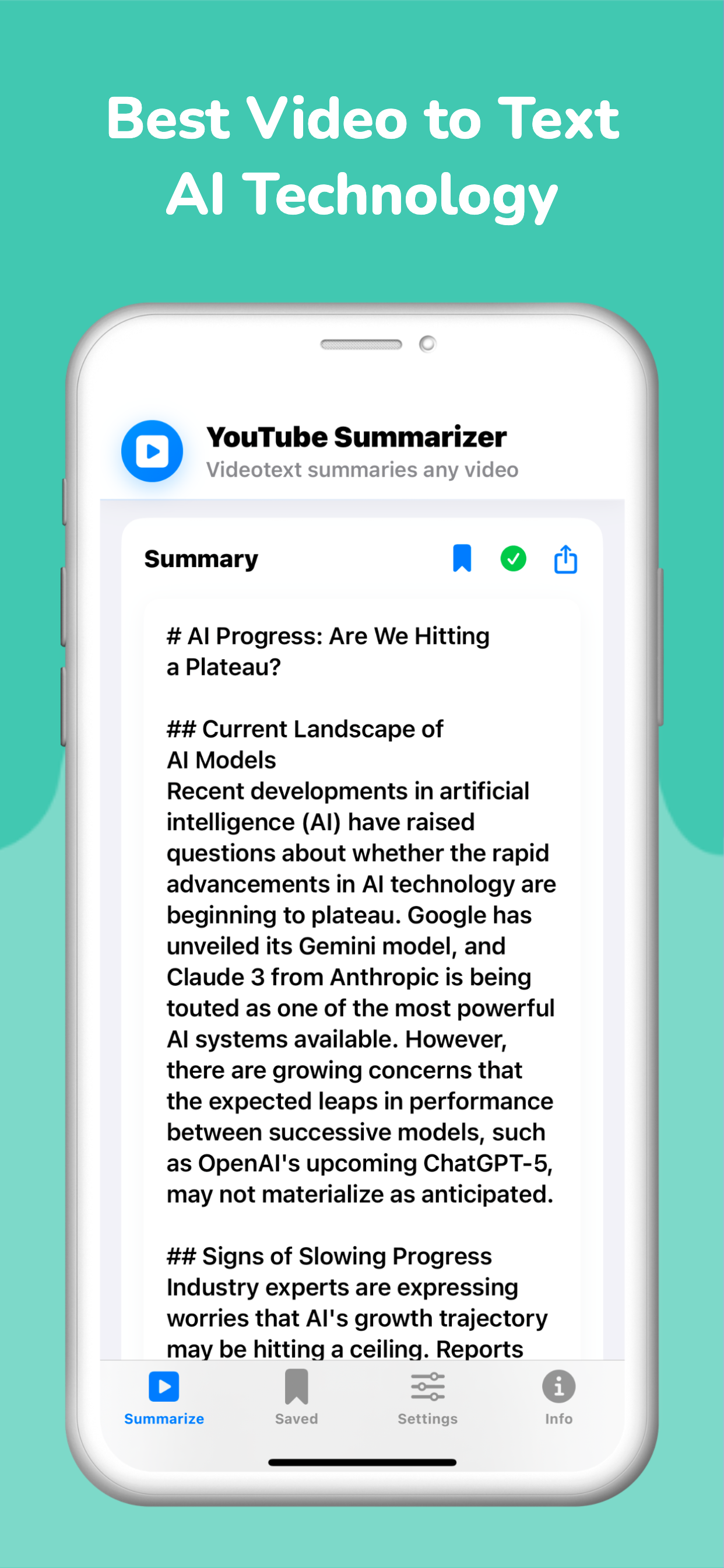 Video Summarizer - Videotext