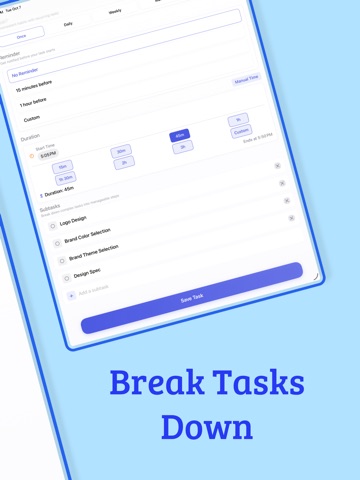 Planned: Daily Planner & To-Do iPad screenshot