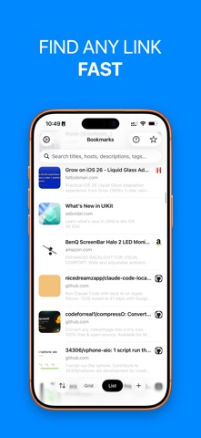 Bookmark App: SaveLinks Screenshot 4 of 5