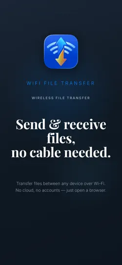Screenshot von WiFi File Transfer: From PC auf dem iPhone 1