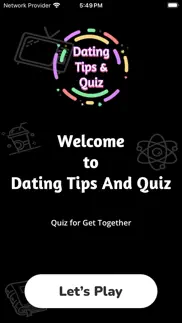 dating tips & quiz problems & solutions and troubleshooting guide - 1