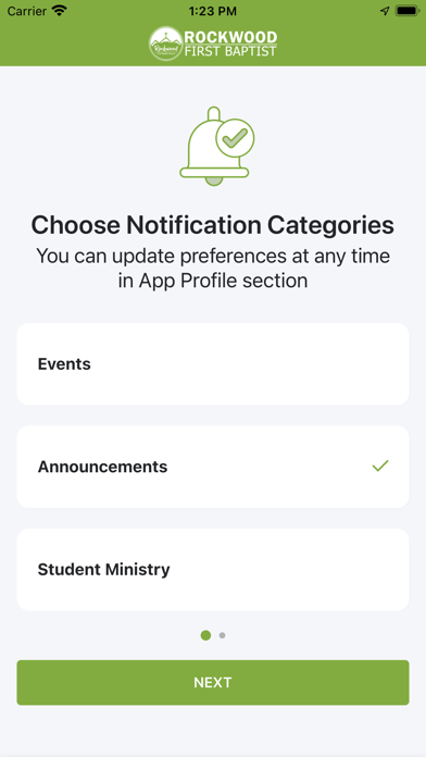 Rockwood First Baptist Screenshot
