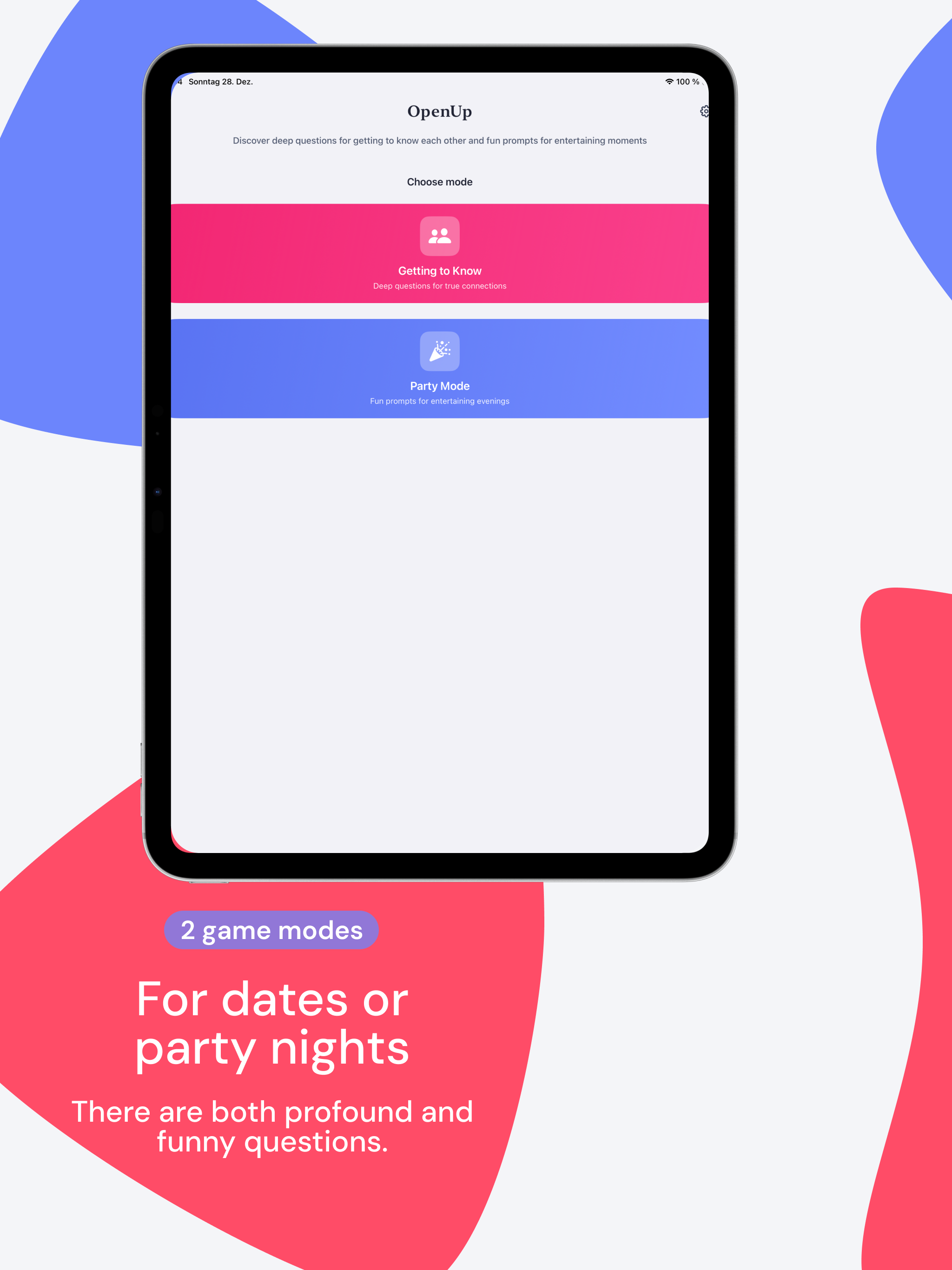 OpenUp: Party & Question Games screenshot 10