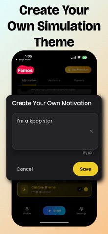 Fake Live Stream - Famos Screenshot 5 of 5