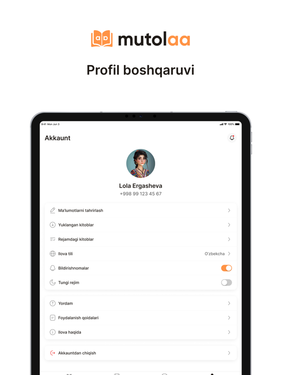 Mutolaa iPad screenshot 5 - Book app