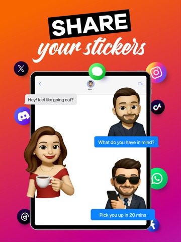 AI Emoji Maker & Avatar: ME.AI iPad screenshot