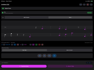 CoComposer.ai iPad screenshot
