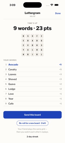 Lettergram: Word Volley screenshot 2