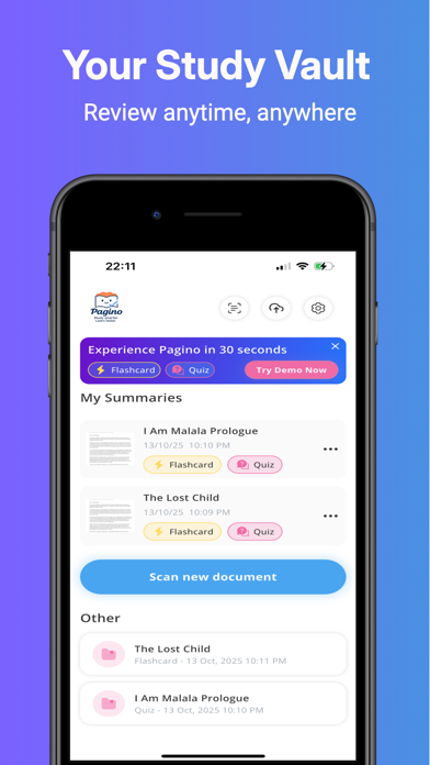Pagino screenshot