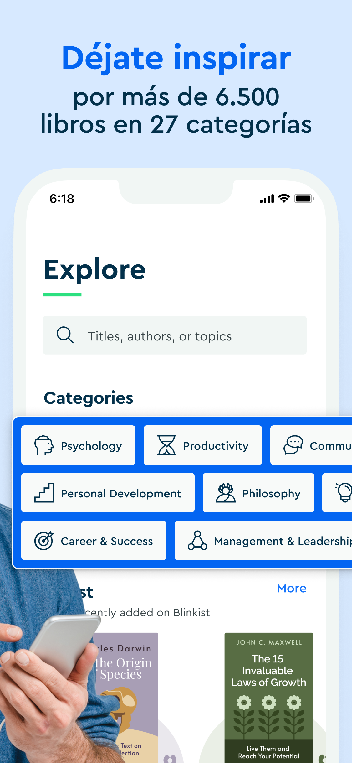 Blinkist: Resúmenes de libros