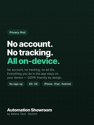 Automation Showroom iPad screenshot