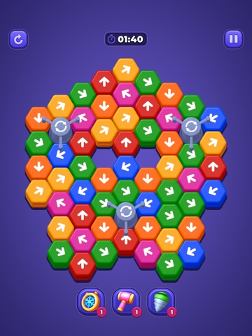 Hexa Go! - Arrow Sort Puzzle iPad screenshot