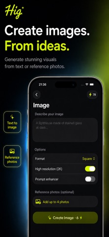 Higvid - Ai Video Generator iPhone screenshot