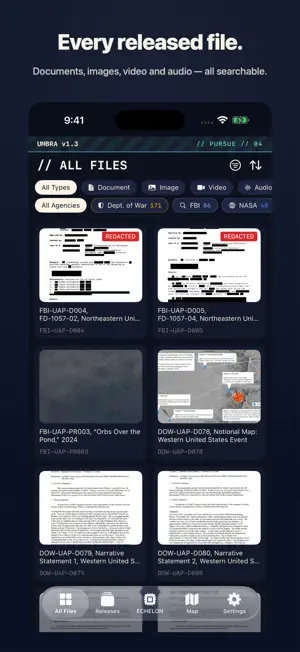 Umbra - UAP Files screenshot 1