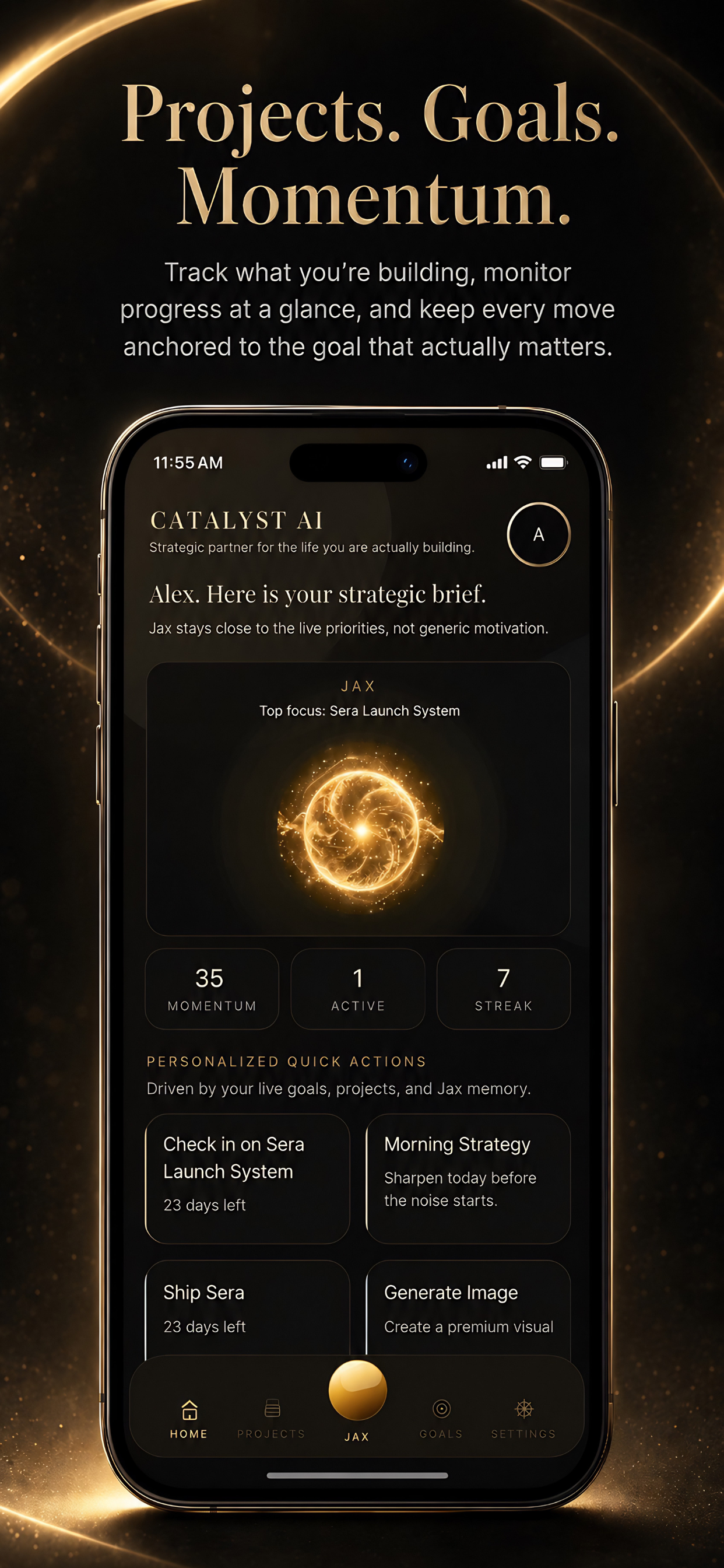 Catalyst: AI Coach & Goals