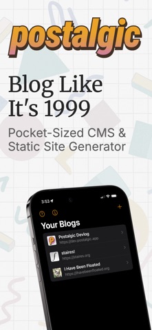 Postalgic - Pocket Blogger Screenshot 1 of 6