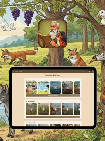 Fabulas de Esopo iPad screenshot