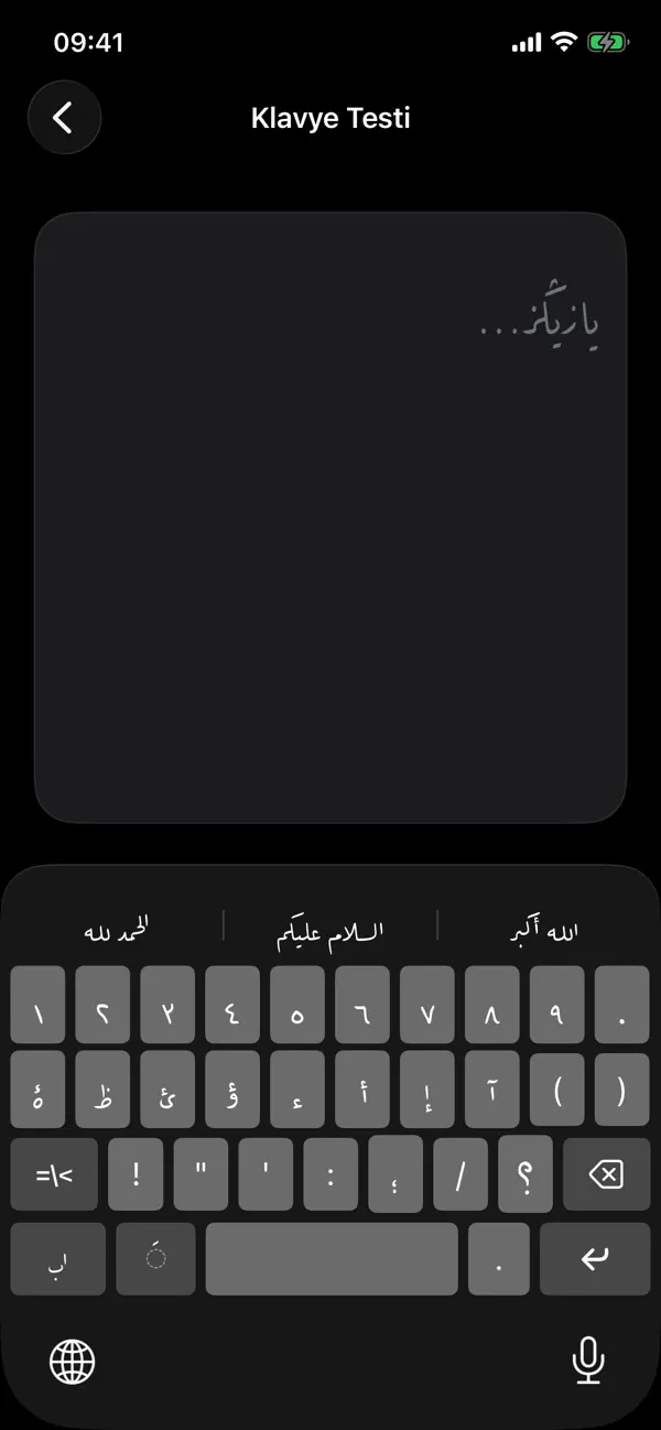 Screenshot #3 pour Osmanlıca Klavye
