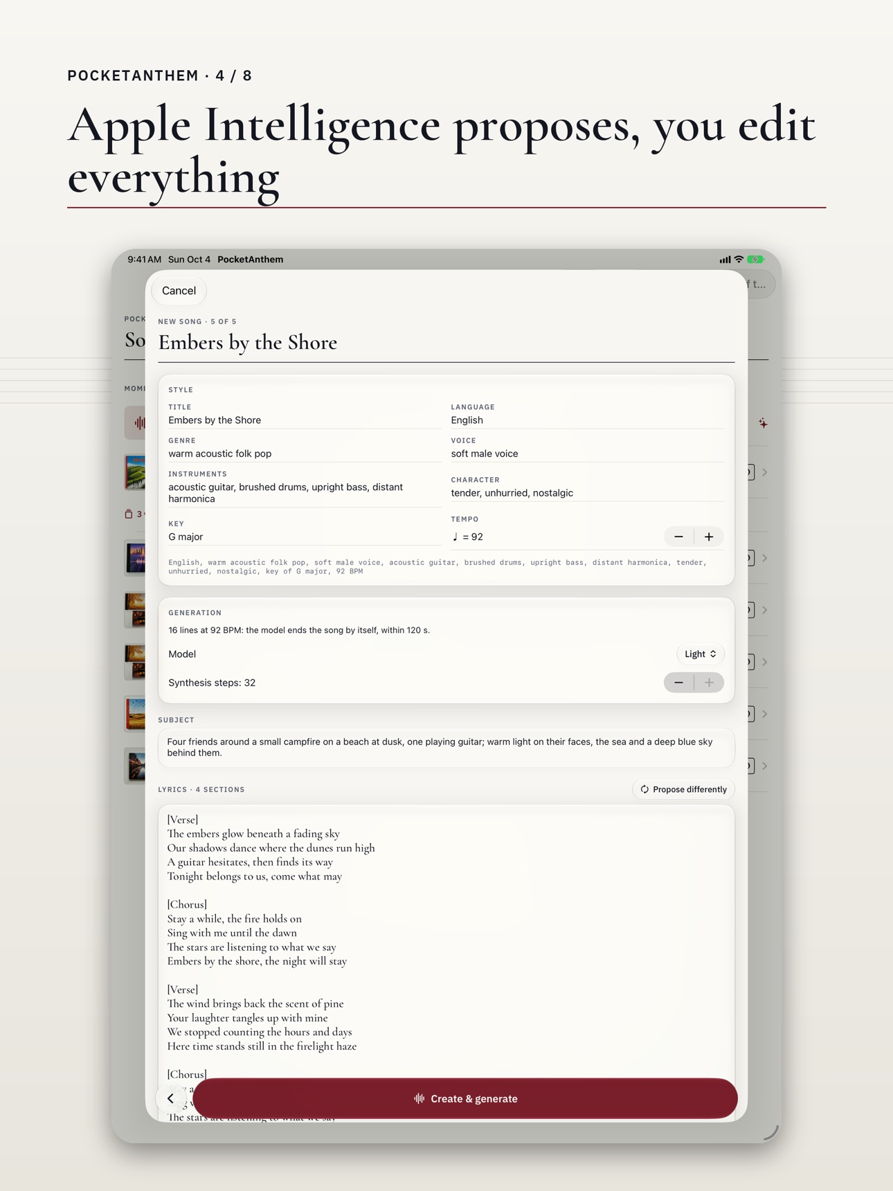 Screenshot 12 of PocketAnthem: AI Song Maker