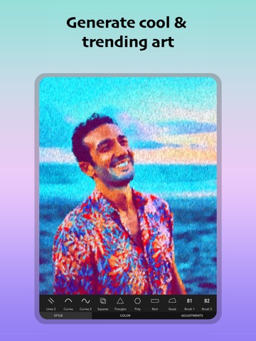 Art Genius - Photo to Art iPad screenshot