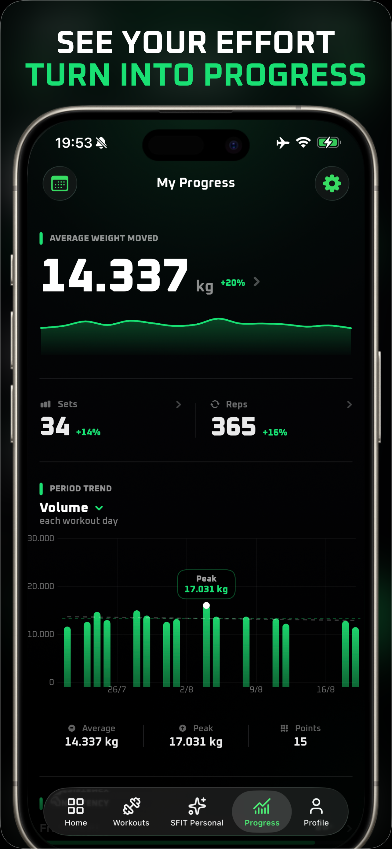 SFIT - Workout & Personal App screenshot 7
