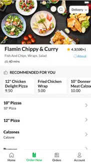flamin chippy & curry iphone screenshot 3