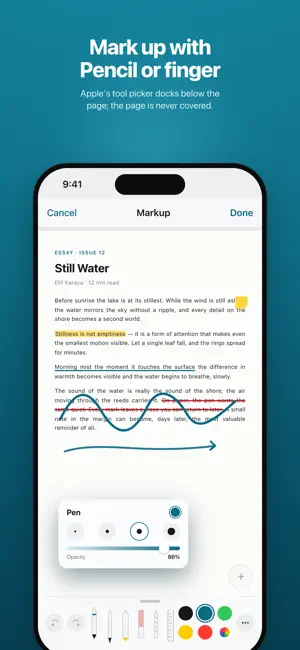 Reader Ink: PDF Editor & Sign screenshot 2