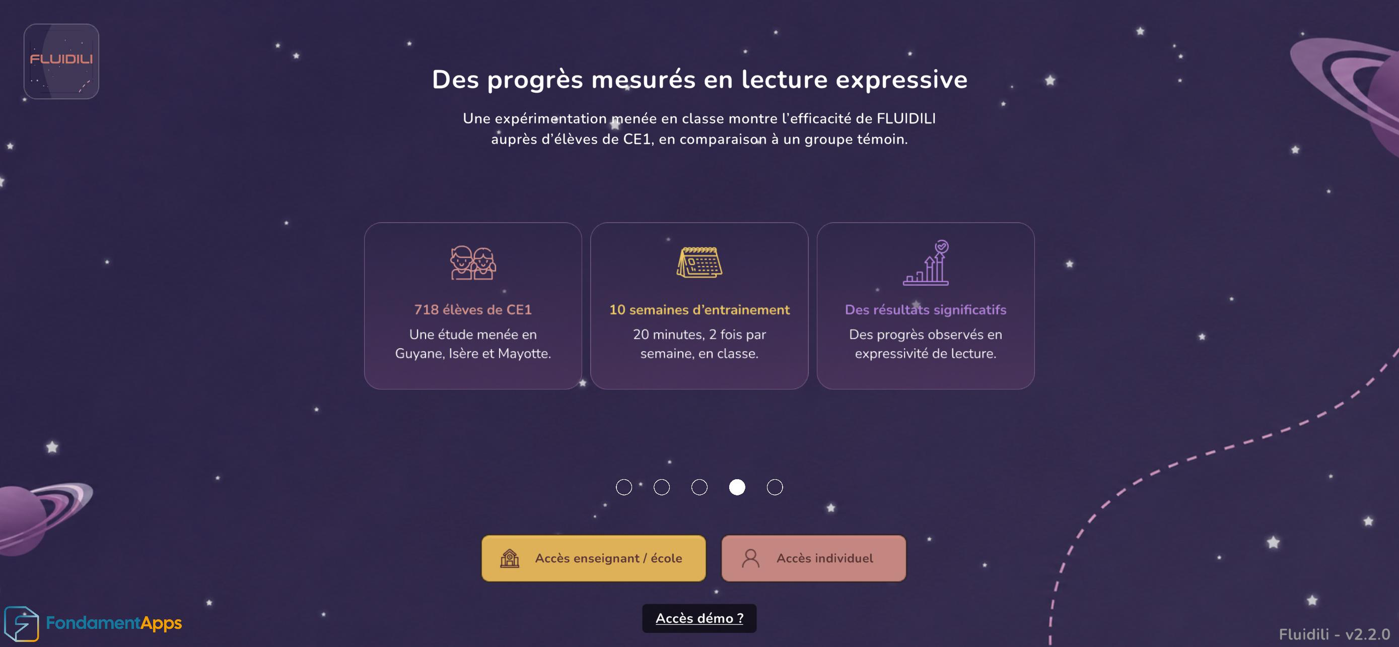 FLUIDILI, fluence en lecture screenshot 3