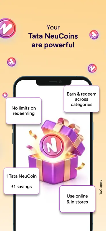 Tata Neu: UPI, Cards, Rewards screenshot 5 of 9