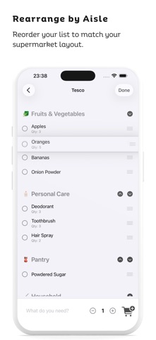 Shared Grocery Shopping Lists screenshot