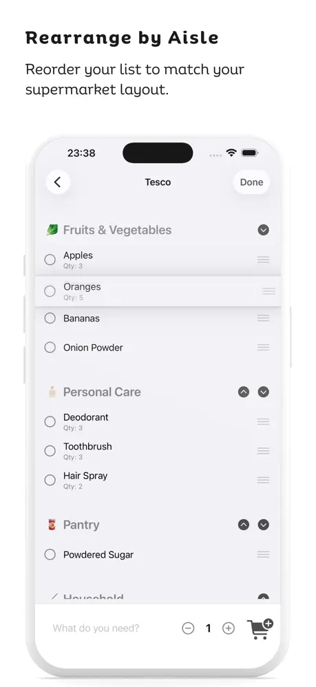 Shared Grocery Shopping Lists 生鲜直购清单应用截图