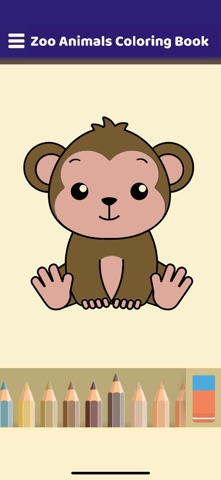 My Zoo Animals Coloring Book screenshot