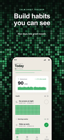 Mosaik — Habit Tracker iPhone screenshot