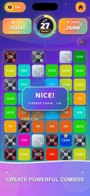 Merge Infinity: Number Puzzle screenshot 3