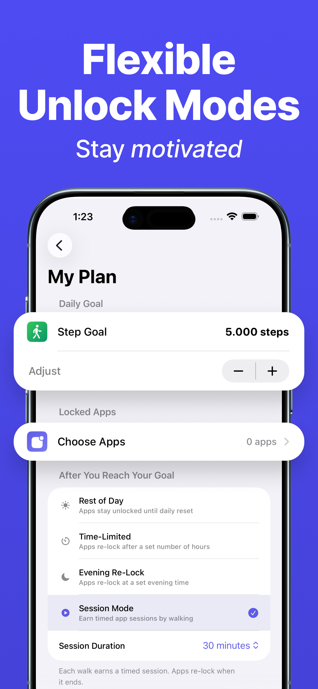 WalkBy - Steps Unlock